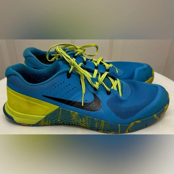 Nike Women's Metcon 2 AMP Blue Glow Cross Training Shoes Size 10 - Picture 1 of 7
